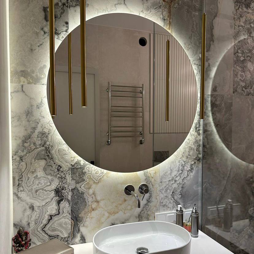 Кругле дзеркало CIRCLE з фоновою підсвіткою/288